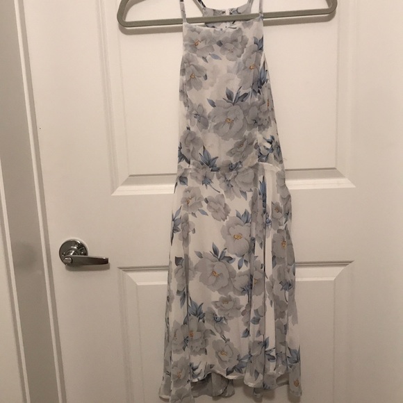 🌸 High Neck Lulus floral fit and flare dress- New - Picture 10 of 11